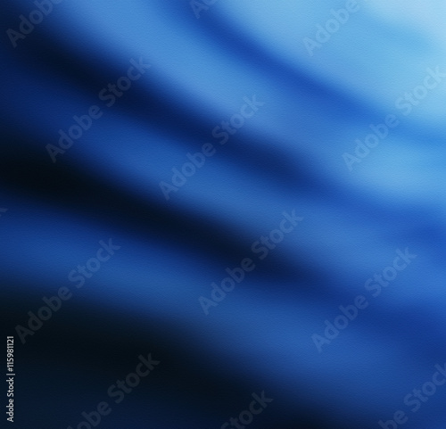 Blue textured curved surface