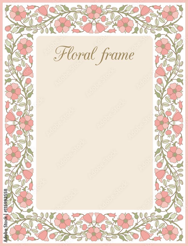 Flower frame Flower frame