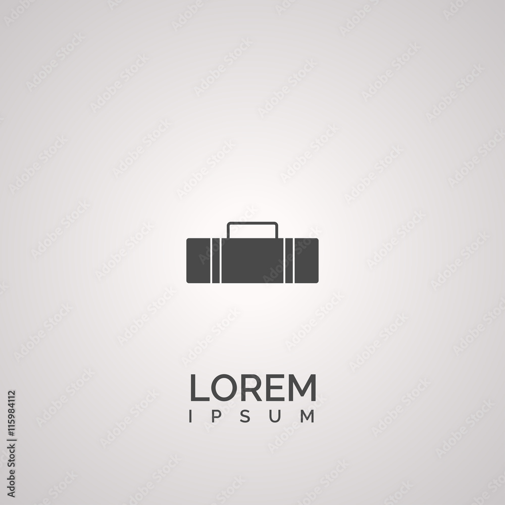 suitcase icon. suitcase logo suitcase icon. suitcase logo