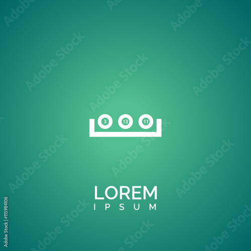 ball rack icon. ball rack logo