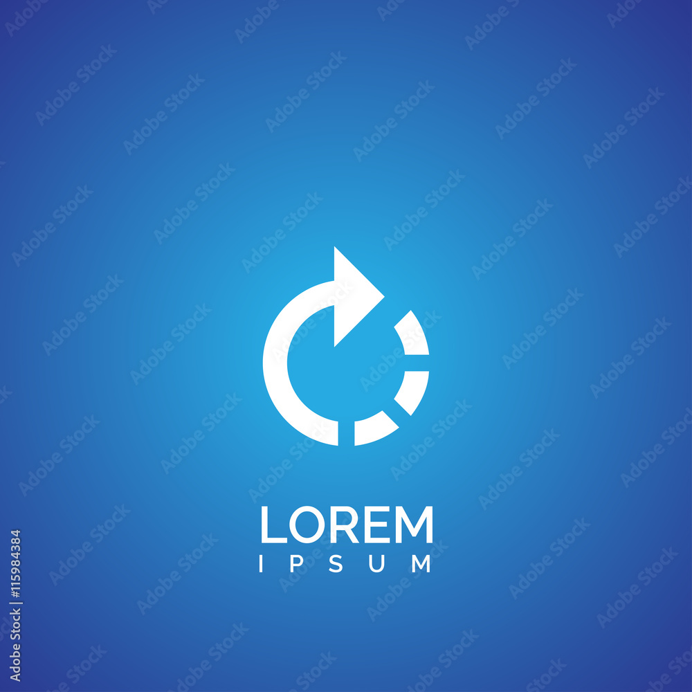 repeat icon. repeat logo
