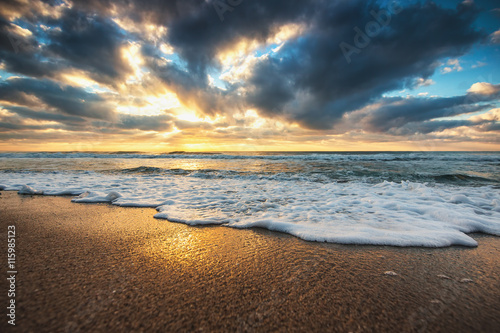 Beautiful cloudscape over the sea