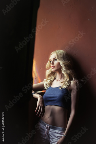 Beautiful young blonde woman © Volodymyr