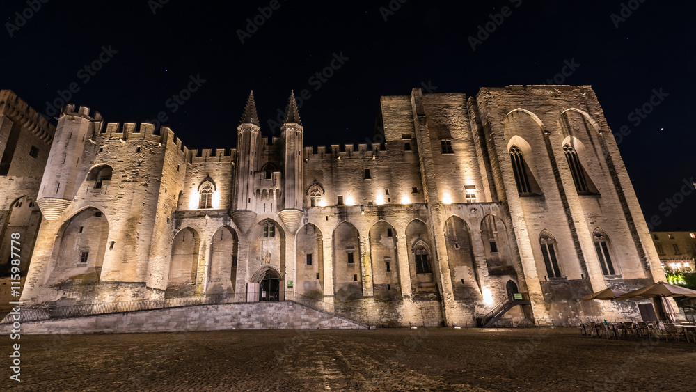 Fototapeta premium Papstpalast in Avignon