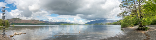 Lake side landscape view