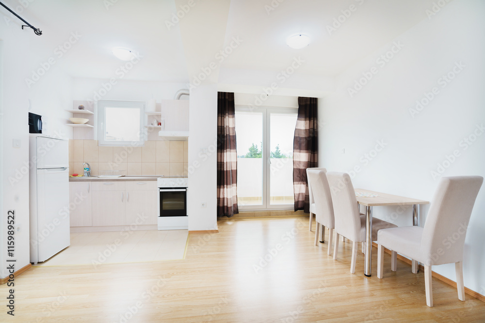 Fototapeta premium Interior of a kitchen in a guest house
