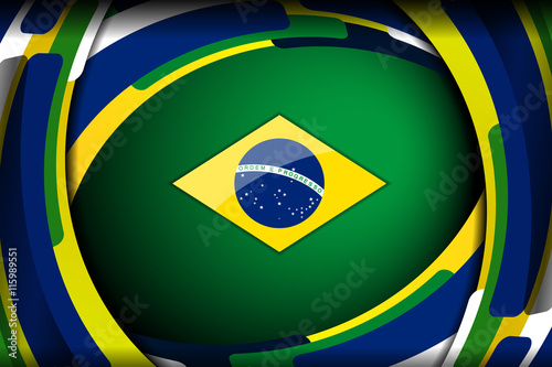 brazil wave color backgrounds, vector illustration