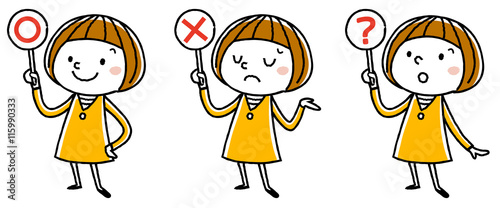 女の子：回答　正解　不正解　わからない
