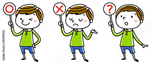 男の子：回答　正解　不正解　わからない
