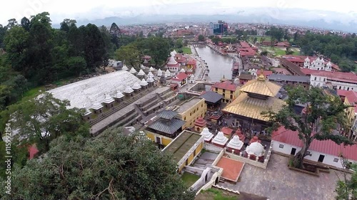 Pashupatinath drone footage, Nepal