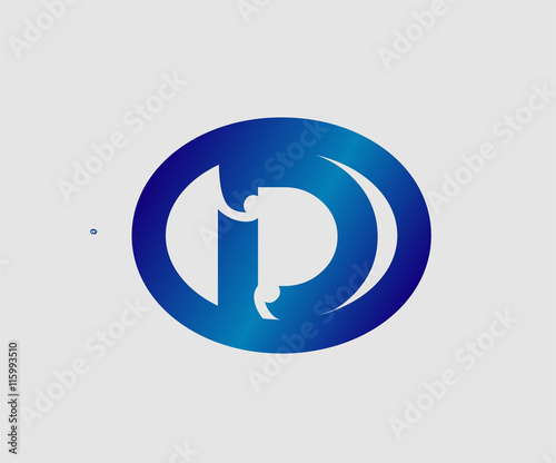 Letter d logo icon design template elements
