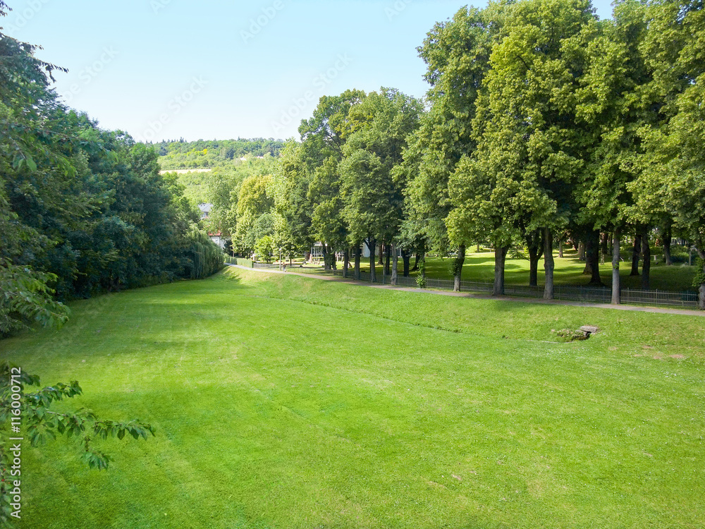 Obraz premium Park w Bad Mergentheim