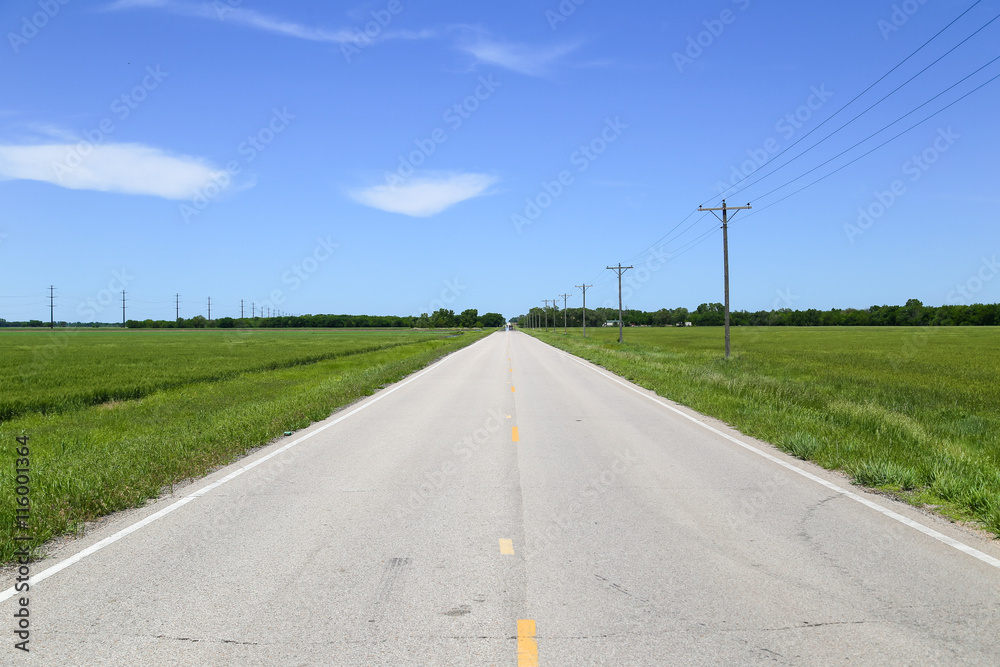 Road in Kansas