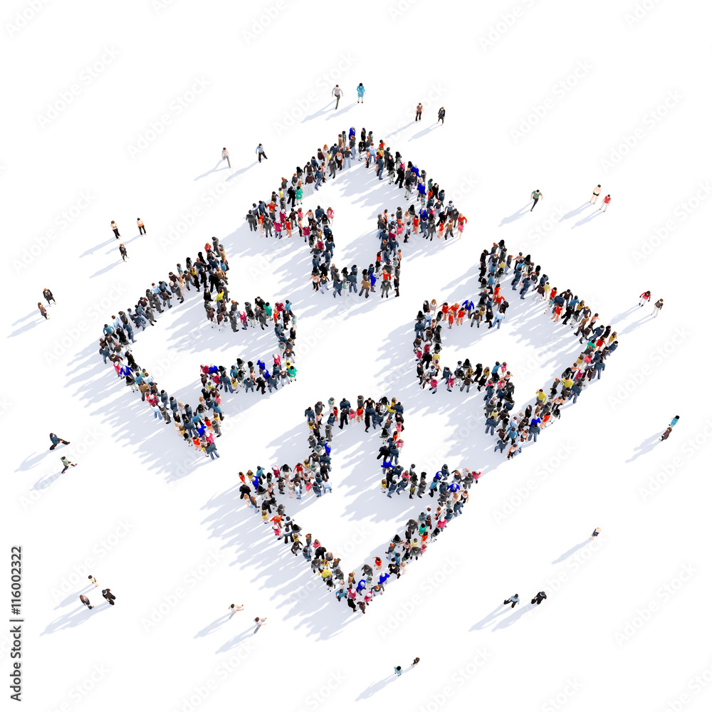 arrow direction shape icon 3D rendering arrow direction shape icon 3D rendering