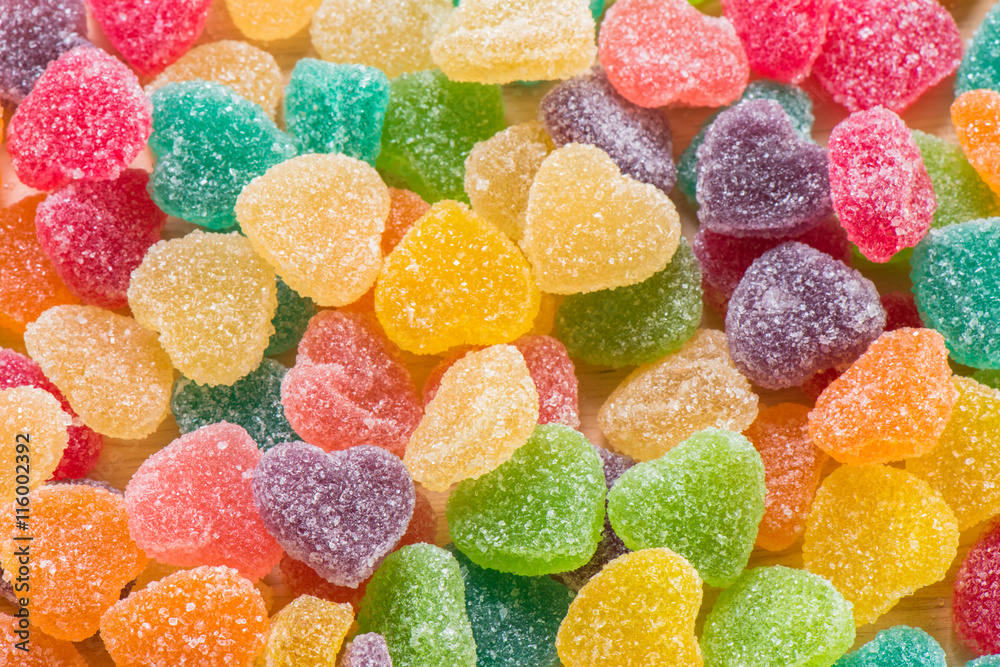 Colorful sugary candy Colorful sugary candy