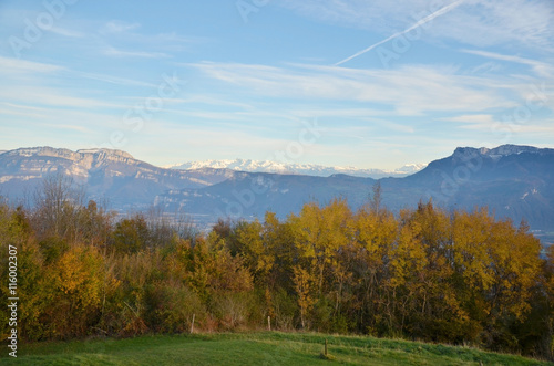 Les Alpes en fin d'automne