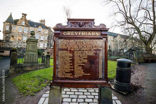 A statue of Greyfriars Bobby in Edinburgh