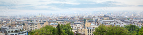 Roofs in residential quarter of Montmartre