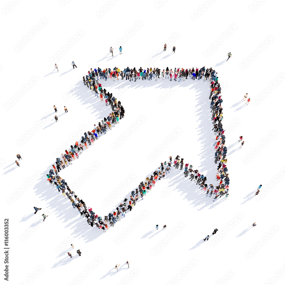 arrow direction shape icon 3D rendering arrow direction shape icon 3D rendering