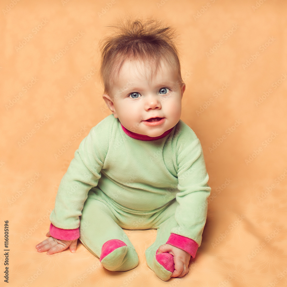 Small funny child. Small funny child.