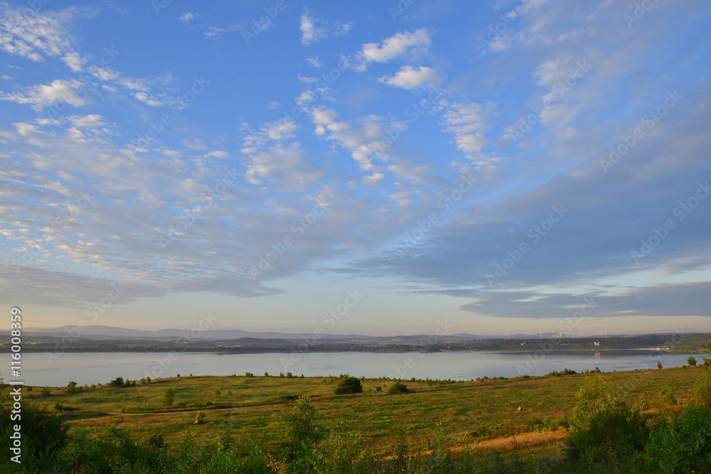 Berzdorfer See am Morgen