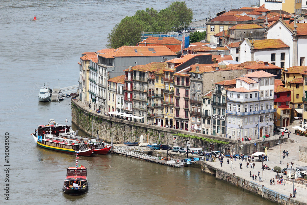 Panorama of Porto city, Portugal 