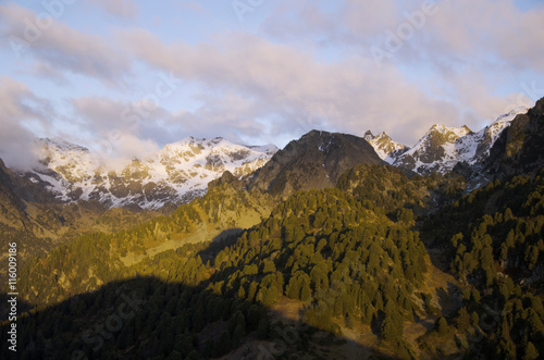 Massif de Belledonne en automne (Isère) © reivax38000