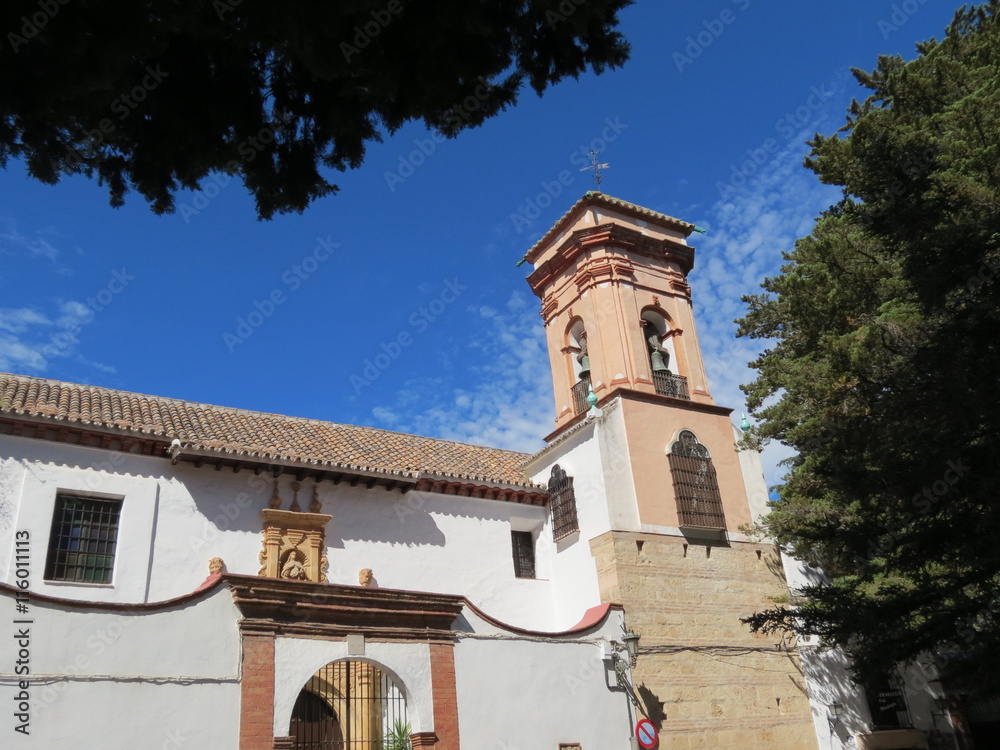 Espagne - Andalousie - Ronda - Eglise Sainte-Isabelle des Anges