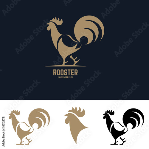 rooster silhouette illustration.