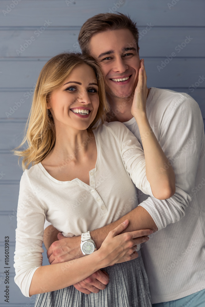 Beautiful young couple Beautiful young couple