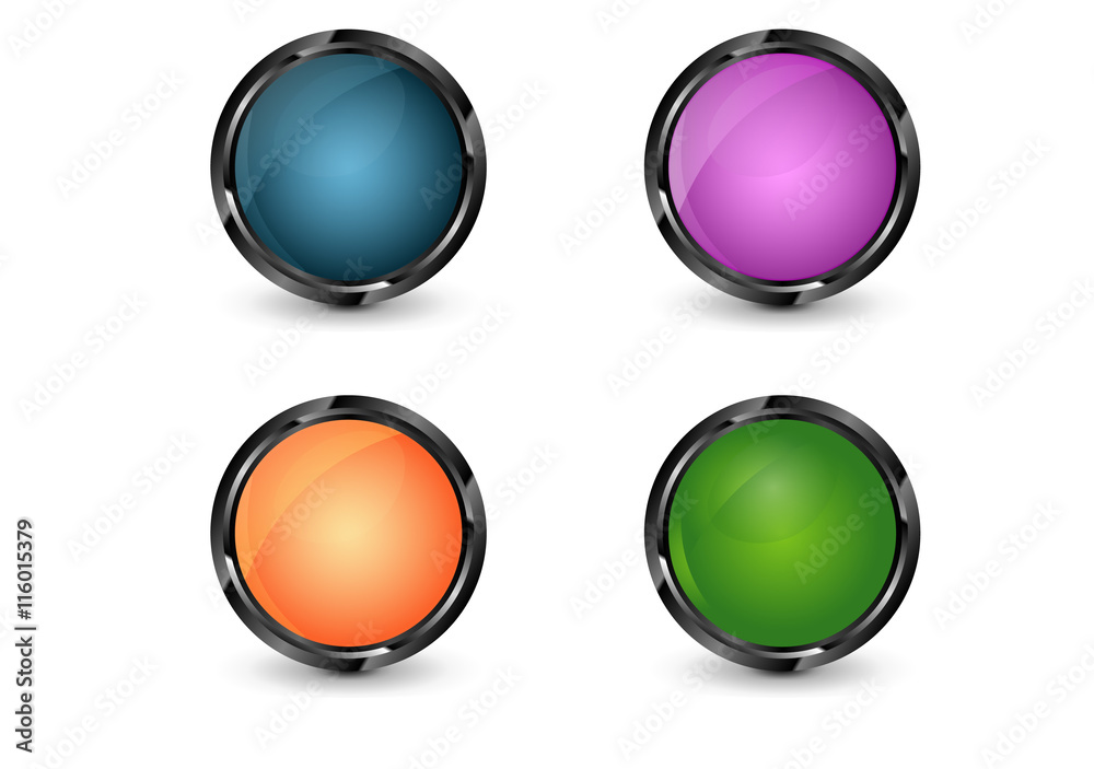 Metal buttons