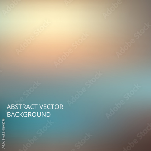 Blue-orange abstract blurred background