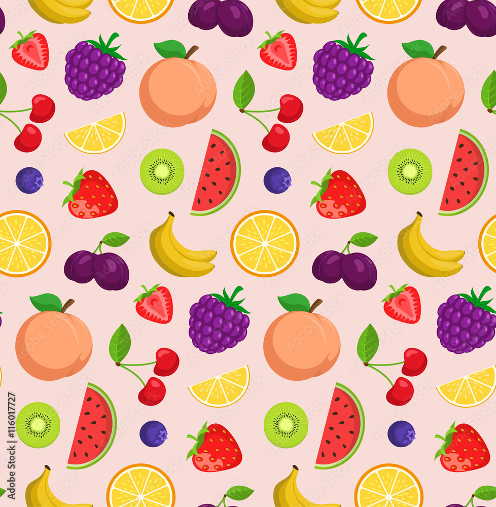 Fruits and berries background. Fruits and berries background.
