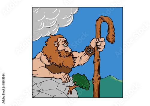 Ciclope u ojancano de la mitología asturiana y griega