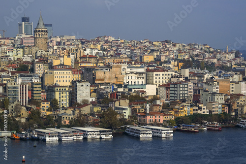 Beautiful view of Istanbul City, Turkey
