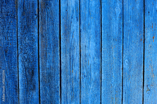 texture of blue wood planks