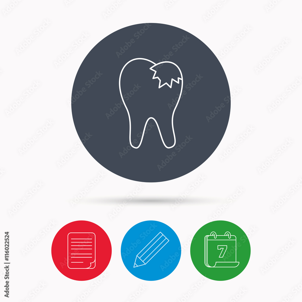 Dental fillings icon. Tooth restoration sign. Dental fillings icon. Tooth restoration sign.