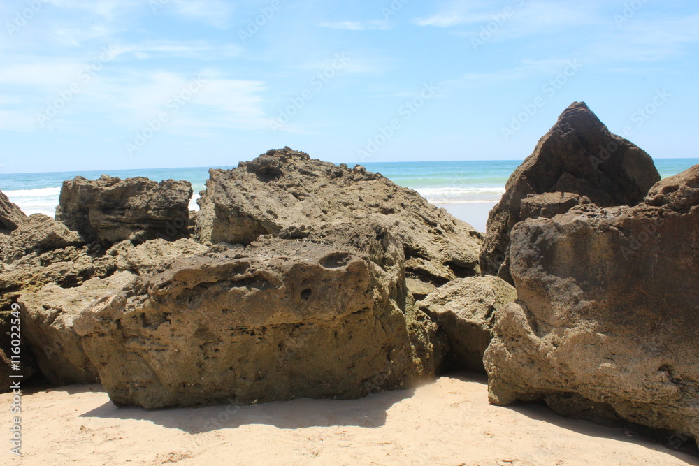 stones in beach