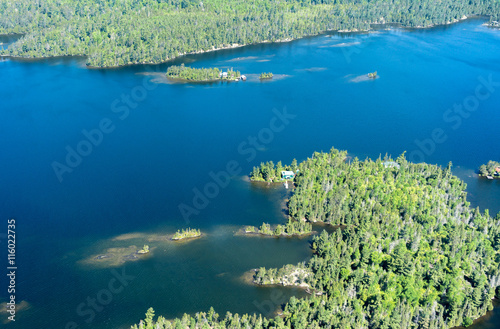 contryside ontario canada nature aerial views lake forest