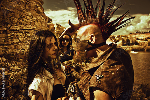 Fototapeta The good slave, the bad and the ugly