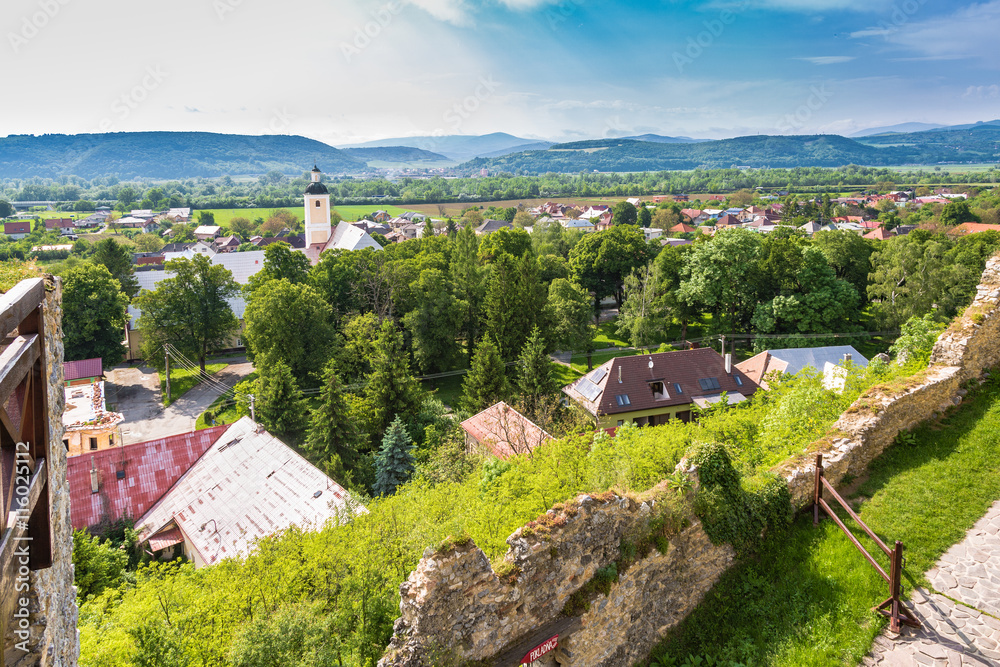 The village Beckov, Slovakia