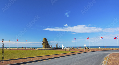 Konstfotografi Omaha Beach, Segunda Guerra Mundial, Francia, Normandía