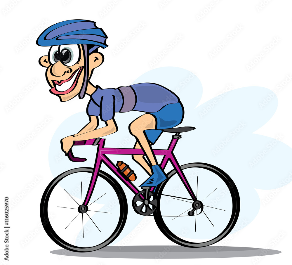 Obraz premium cycliste