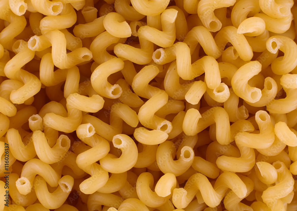 Texture of dry macaroni Texture of dry macaroni