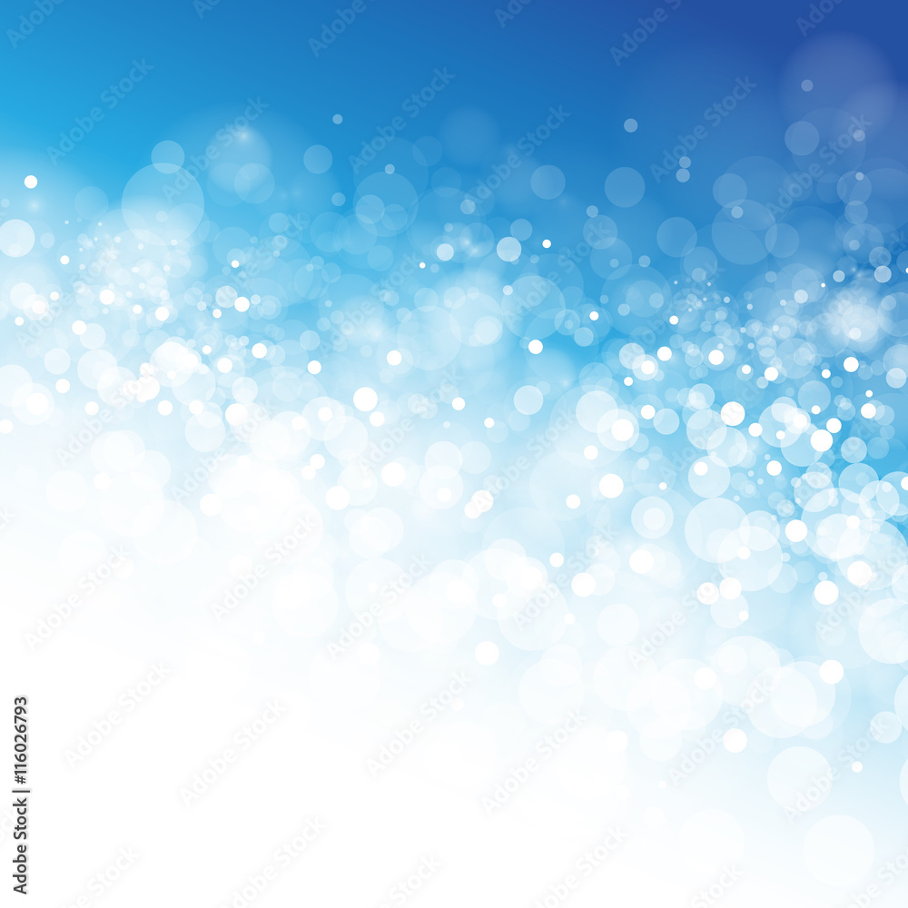 Obraz premium Bokeh Background - Vector Illustration, Graphic Design. Great Background For Forcing Focus On The Content