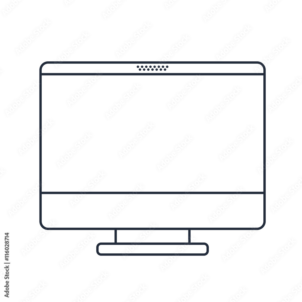 computer desktop isolated icon design, vector illustration graphic computer desktop isolated icon design, vector illustration graphic