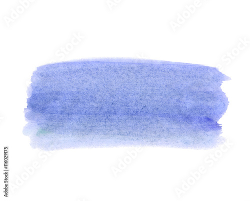 A fragment of the blue background painted with gouache