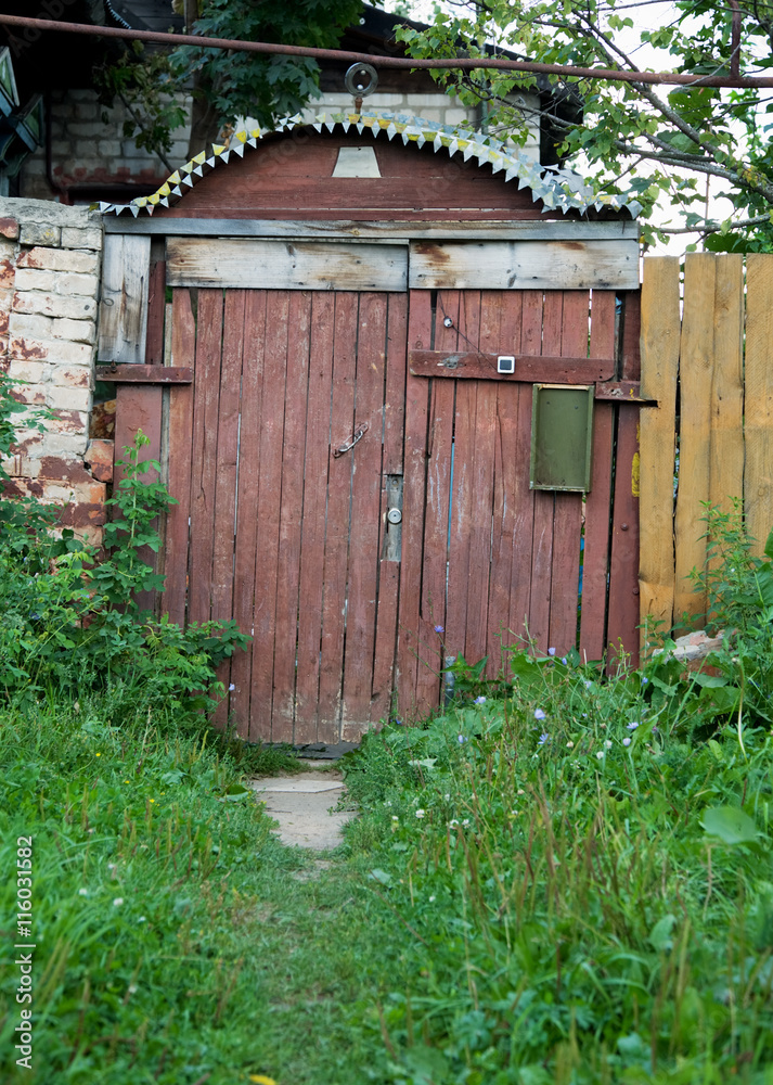 Wooden gates Wooden gates