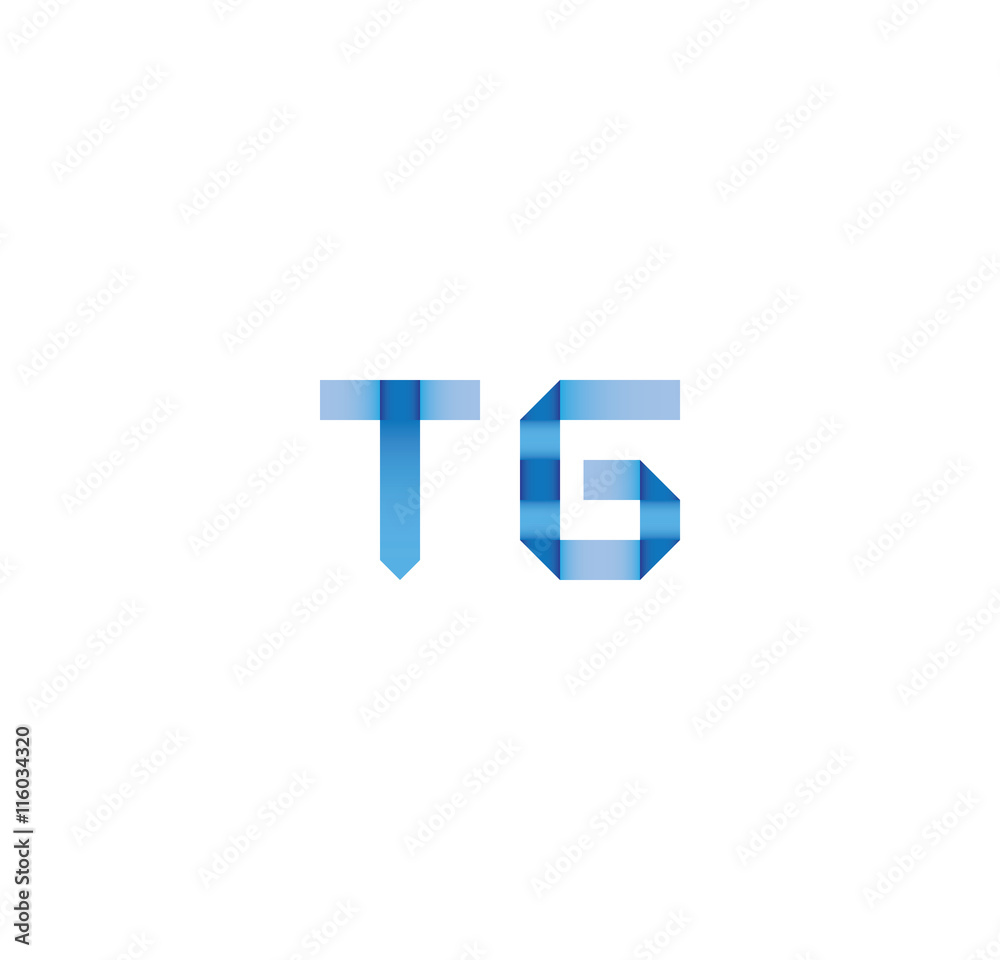 tg initial simple modern blue tg initial simple modern blue
