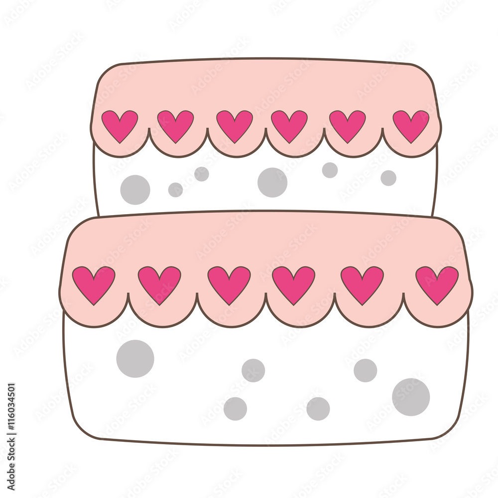 wedding cake icon